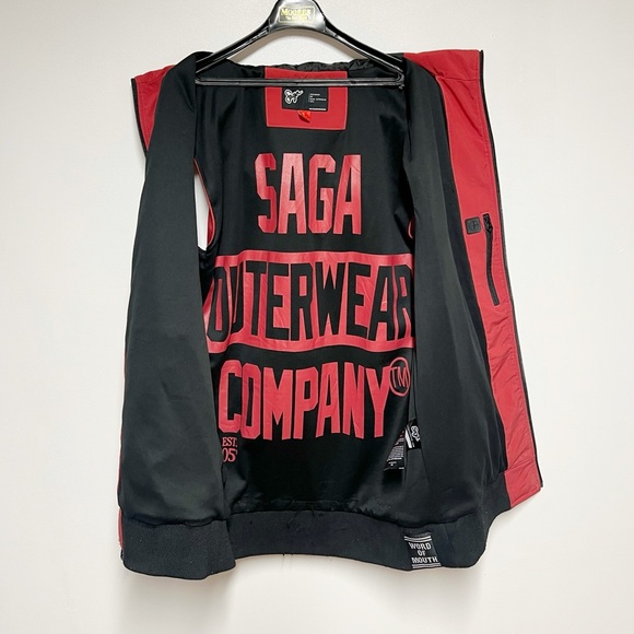 Saga Outerwear Classic Snowboarding Vest Mens Sz L - Picture 11 of 11